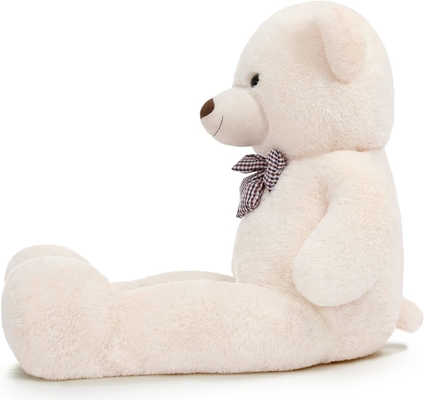 Misscindy Géant Teddy Bear Plush animaux fourrés pour la petite amie ou les enfants 47 pouces, (Blanc)