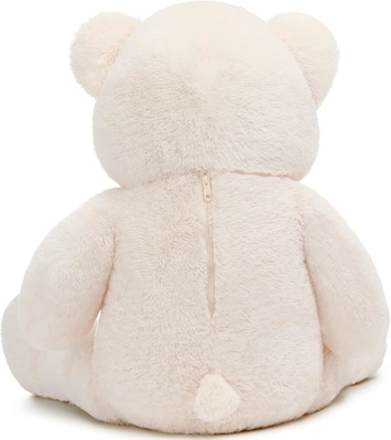 Misscindy Géant Teddy Bear Plush animaux fourrés pour la petite amie ou les enfants 47 pouces, (Blanc)