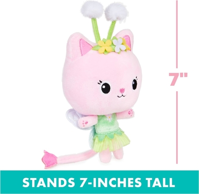 Gabby's Dollhouse, jouet en peluche de 7 pouces pour enfants de 3 ans et plus