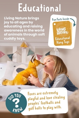 Animal bourré brun. Jouet de ferme avec son. Jouet doux cadeau pour les enfants. Naturel en peluche écologique.