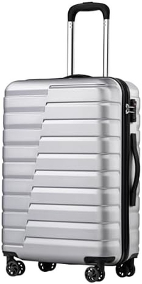 Vaisselle PC ABS TSA bagages 3 pièces ensemble de verrouillage Spinner porter sur (bleu teal)