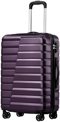 Vaisselle PC ABS TSA bagages 3 pièces ensemble de verrouillage Spinner porter sur (bleu teal)