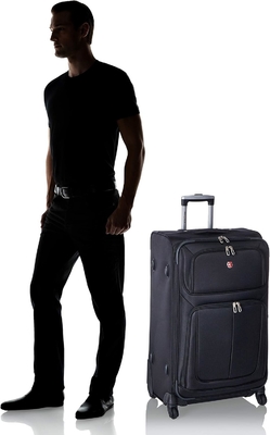 Bagage élargi à côté, noir, large de 29 pouces
