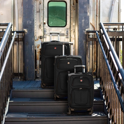 Bagage élargi à côté, noir, large de 29 pouces