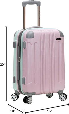 Bagages élargis avec roues tournantes, multicolores, à transporter de 20 pouces