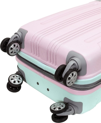 Bagages élargis avec roues tournantes, multicolores, à transporter de 20 pouces