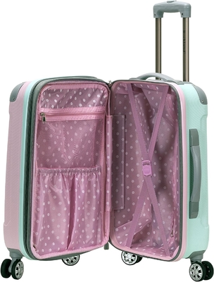 Bagages élargis avec roues tournantes, multicolores, à transporter de 20 pouces