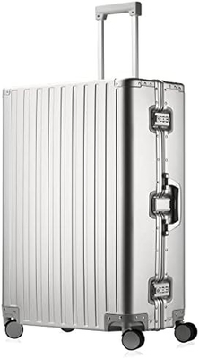Vaisseau en aluminium à bagages à main (argent, 20 pouces) Visitez le magasin Sindermore
