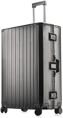 Vaisseau en aluminium à bagages à main (argent, 20 pouces) Visitez le magasin Sindermore