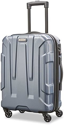 Bagages élargissables du côté dur avec roues tournantes, teal, à 24 pouces