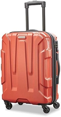 Bagages élargissables du côté dur avec roues tournantes, teal, à 24 pouces