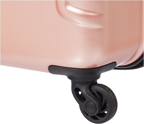 Lumière de lune bagage élargi à roues tournantes, or rose, moyenne 24 pouces