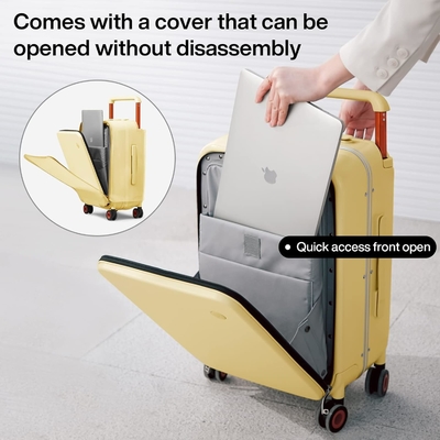 La poignée de bagages est large, le design de luxe, la valise roulante, la pochette de voyage, la pochette de voyage, la pochette de voyage.