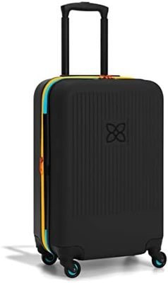 Valise durable avec panneau de compression extérieur en maille anti-écrasement et sangle de compression conçue pour des voyages sans tracas