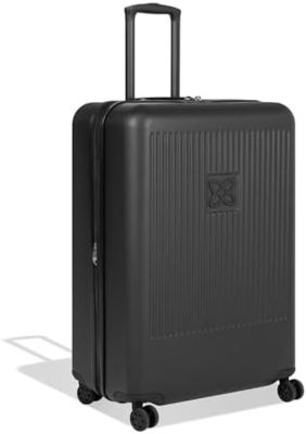 Valise durable avec panneau de compression extérieur en maille anti-écrasement et sangle de compression conçue pour des voyages sans tracas
