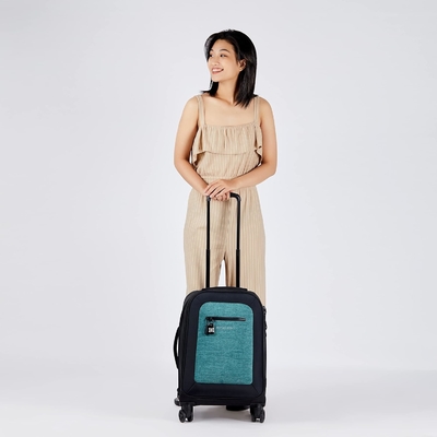 22 pouces de bagages doux, bagages durables, valises avec roues, bagages roulants légers à transporter,