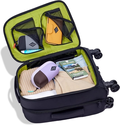 22 pouces de bagages doux, bagages durables, valises avec roues, bagages roulants légers à transporter,