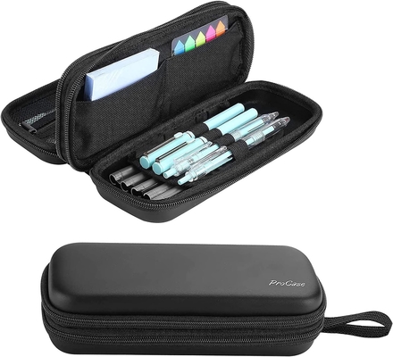 ProCase Pen Pencil Case, boîte à crayons à fermeture éclair EVA à 2 couches, sac de grande capacité, organisateur de stockage de papeterie pour l'école