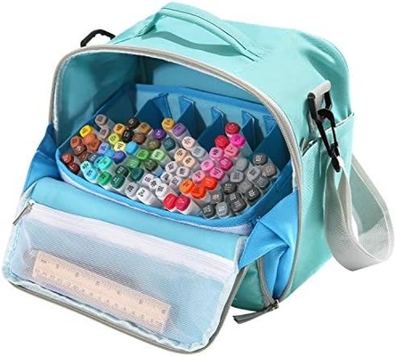 Entreposage Sac à main pour stylos de marqueur Pinceau stylo Coloriage Livres Art et artisanat fournitures Outils Cosmétiques, jusqu'à 130 stylo