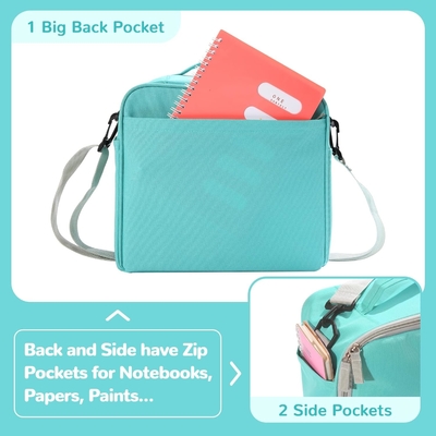 Entreposage Sac à main pour stylos de marqueur Pinceau stylo Coloriage Livres Art et artisanat fournitures Outils Cosmétiques, jusqu'à 130 stylo