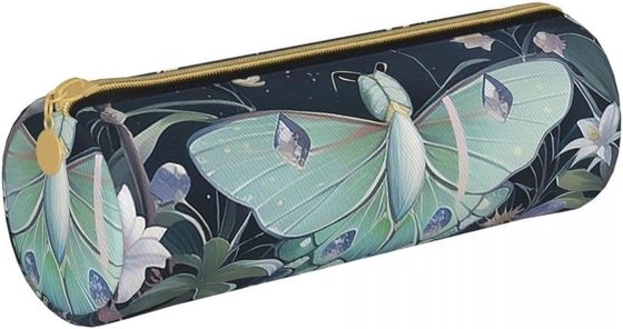 Casque à crayon papillon pour femme Pouce à stylo cylindre petite fermeture à glissière portable simple durable léger pour sac de rangement