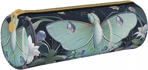 Casque à crayon papillon pour femme Pouce à stylo cylindre petite fermeture à glissière portable simple durable léger pour sac de rangement