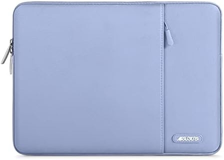 Sac à manches pour ordinateur portable Compatible avec MacBook Air 13 M3 A3113 M2 /Pro 13 M2 M1,Ecas polyester vertical avec poche, gris