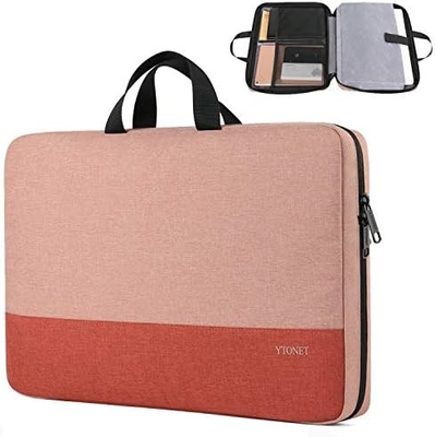 Boîtier pour ordinateur portable, 15,6 pouces TSA Sac portable Porte-monnaie portable Manche résistant à l'eau Boîtier pour ordinateur portable