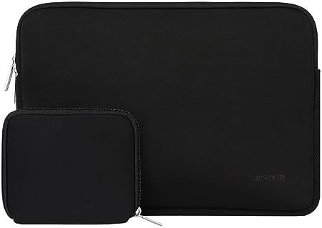 Manche d'ordinateur portable Compatible avec MacBook Air/Pro, 13-13 pouces Notebook, sac en néoprène avec petit boîtier, Abricot