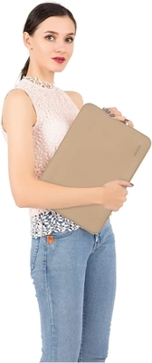 Manche d'ordinateur portable Compatible avec MacBook Air/Pro, 13-13 pouces Notebook, sac en néoprène avec petit boîtier, Abricot
