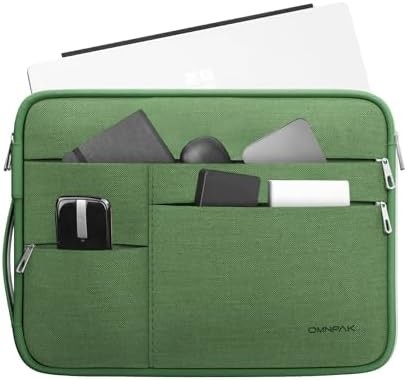 Convient pour,MacBook Pro 13-14 pouces, PET recyclé portage portage portable avec poche poignée et accessoire