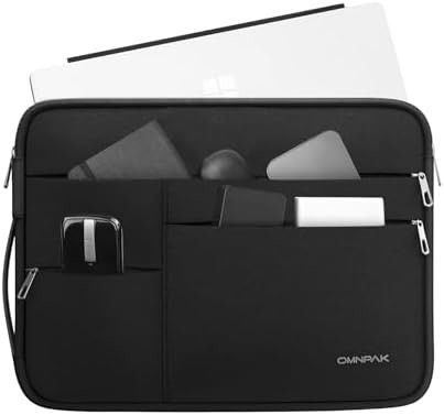 Convient pour,MacBook Pro 13-14 pouces, PET recyclé portage portage portable avec poche poignée et accessoire
