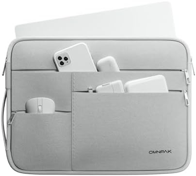 Convient pour,MacBook Pro 13-14 pouces, PET recyclé portage portage portable avec poche poignée et accessoire