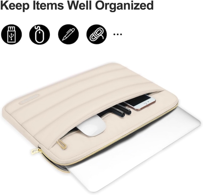 Convient pour MacBook Air/Pro, ordinateur portable de 13 à 13,3 pouces, adapté pour MacBook Pro 14 pouces polyester emballage horizontal avec petit