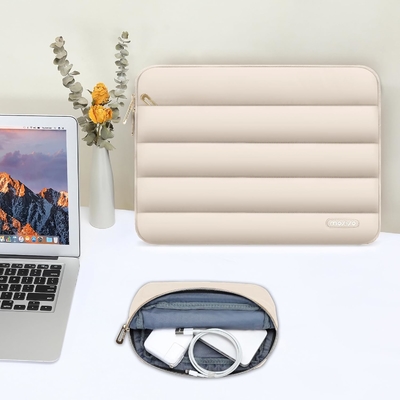 Convient pour MacBook Air/Pro, ordinateur portable de 13 à 13,3 pouces, adapté pour MacBook Pro 14 pouces polyester emballage horizontal avec petit