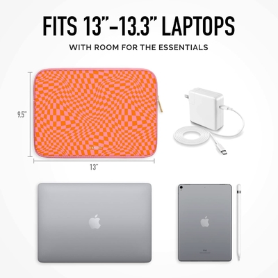13 pouces Manche d'ordinateur portable, s'adapte 13-13.3 dans les ordinateurs portables: MacBook Air, Pro, Case Chromebook M1 Manche de pouce, HP Soft
