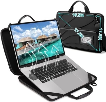 Bug 14.2-15.6 pouces boîtier d'ordinateur portable coque dure, boîtier de protection pour ordinateur portable avec support pour la dissipation de chaleur