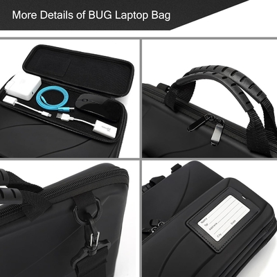 Bug 14.2-15.6 pouces boîtier d'ordinateur portable coque dure, boîtier de protection pour ordinateur portable avec support pour la dissipation de chaleur