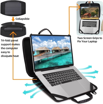 Bug 14.2-15.6 pouces boîtier d'ordinateur portable coque dure, boîtier de protection pour ordinateur portable avec support pour la dissipation de chaleur
