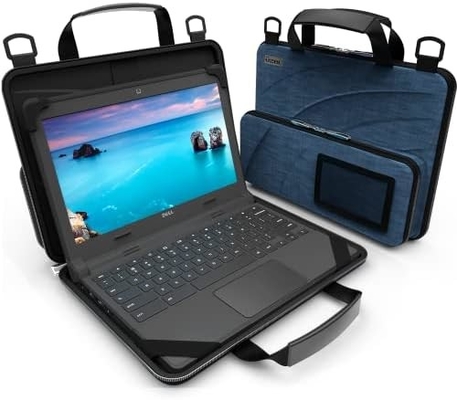 13-14 pouces Toujours sur la poche Travail dans le boîtier pour Chromebook et ordinateurs portables, conçu pour les étudiants, les salles de classe et les entreprises