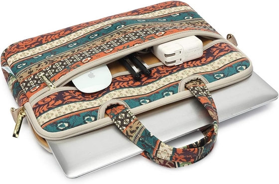 Red Bohemia Patten étanche à l' eau ordinateur portable épaule sac à main messager manchon pour 12 pouces 13,3 pouces ordinateur portable