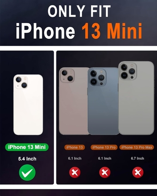 Boîtier pliable pour portefeuille en cuir, joint magnétique, détenteur de fente pour carte RFID, entièrement protégé, compatible avec l'iPhone 13
