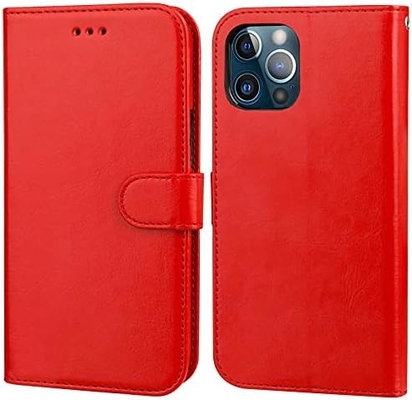 Compatible avec le portefeuille iPhone 12/Pro avec support de carte en cuir PU support de poignet à l'épreuve des chocs boucle de pinceau de 6,1 pouces