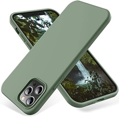 Casque iPhone 12 Pro Max, protection de qualité militaire, silicone antichoc, antiempreintes digitales et antidérapant, casque téléphonique
