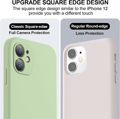 Compatible avec le boîtier de l'iPhone 11, silicone liquide amélioré avec des bords carrés et une douce doublure en microfibre.