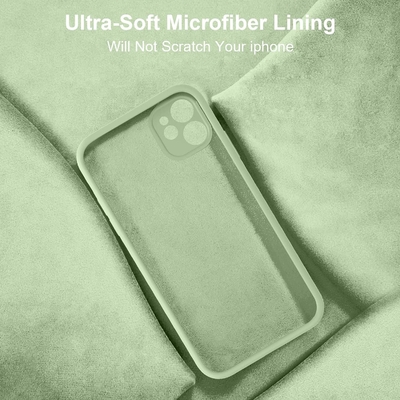 Compatible avec le boîtier de l'iPhone 11, silicone liquide amélioré avec des bords carrés et une douce doublure en microfibre.