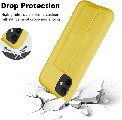 Boîtier de support en silicone Compatible avec le boîtier de l'iPhone 11
