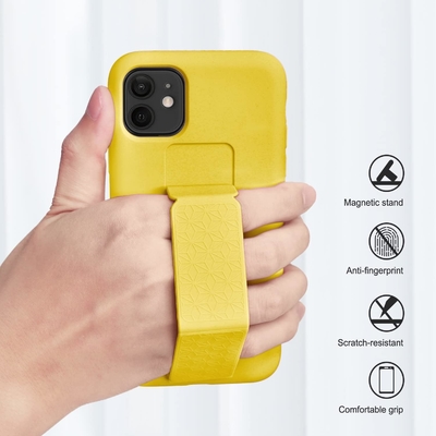Boîtier de support en silicone Compatible avec le boîtier de l'iPhone 11