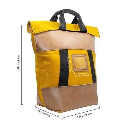 Sac de messagerie résistant au feu Fait sur commande Avec la garniture en peau de tuff, le fond carré, des poignées palmées durables et un verrou intégré, c'est sûrement un produit précieux dans chaque bureau, salle de courrier ou entrepôt!