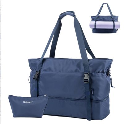 Sac à dos de voyage pour femmes pour les voyages, sac à main, sac à dos, avec compartiment à chaussures et poche humide, sac de tapis de yoga, sac de week-end pour la nuit